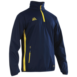 Vienna 1/4 Zip Rain Top Navy/Yellow